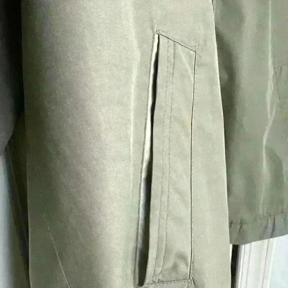 Members Only Mens XL Mariner Jacket Windbreaker Olive Full Zip Snap Vintage - Picture 5 of 16